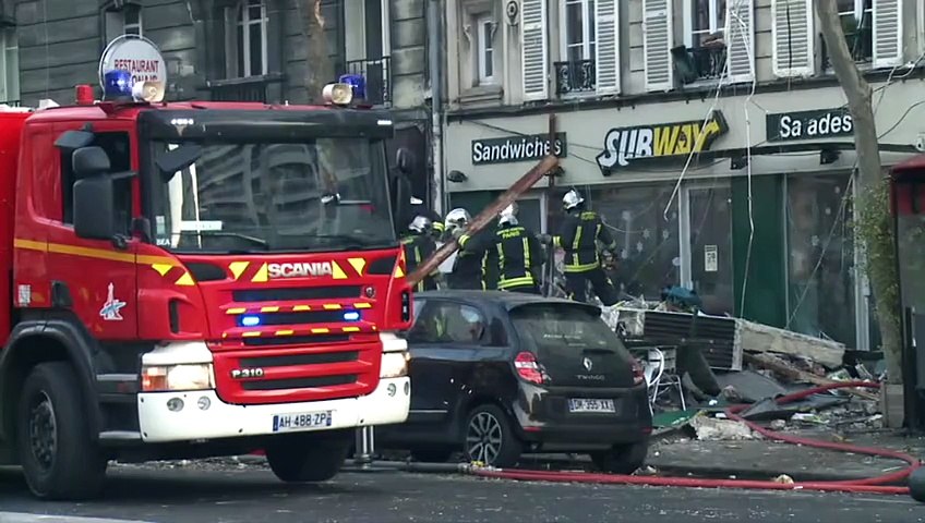 Ref:x59662n Boulogne-Billancourt: 5 blessés dans une violente explosion