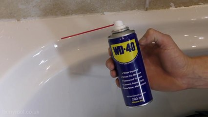 WARNING WD 40 silicone remover FAIL