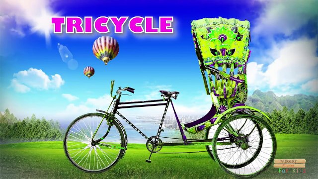 Street Vehicles names for Children | Rhymes learning names of Street vehicles for kids and Toddlers