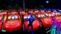 Lightning McQueen COLORS For Children w/ Spiderman Colours Party Kids Disney Cars Nursery Rhymes