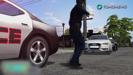 Vídeo víral mostra dupla sendo perseguida pela polícia.
