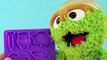 Sesame Street Play Doh Oscar The Grouch Feeds Trash Play Doh to Cookie Monster Love Trash