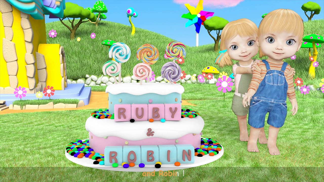 Ten in the Bed | Nursery Rhyme for Kids & Babies | Ruby & Robin