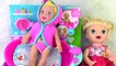 SLIME BATH! Little Mommy Bubbly Bathtime Color Changing Baby Doll | Baby Alive Helps