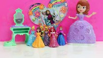 Disney Princess MagiClip Collection Play Doh Magic Clip Frozen Anna Ariel Merida Belle Dolls