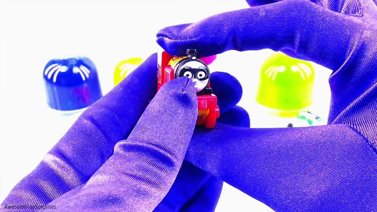 Clay Slime Cakes Learn Colors Toy Surprises with Thomas and Friends Trains for Kids and Toddlers