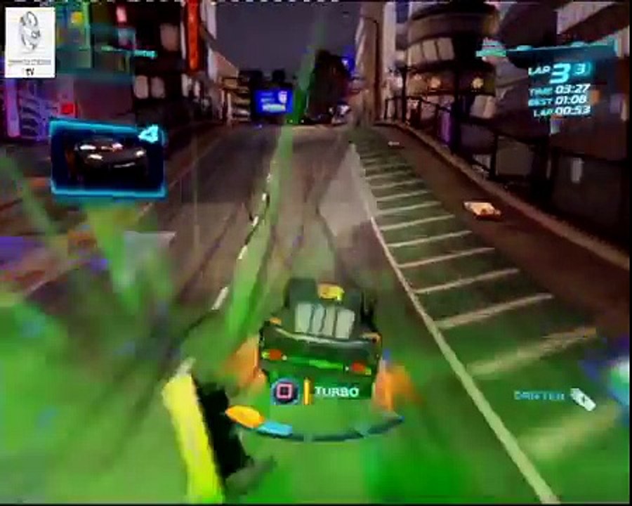 Cars 2 Game - London Race Carbon Fiber Lightning Mcqueen - Vista Run - Disney Car Games