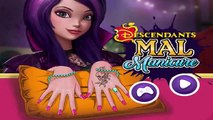 Descendants Mal Manicure -Descendants Games For Girls