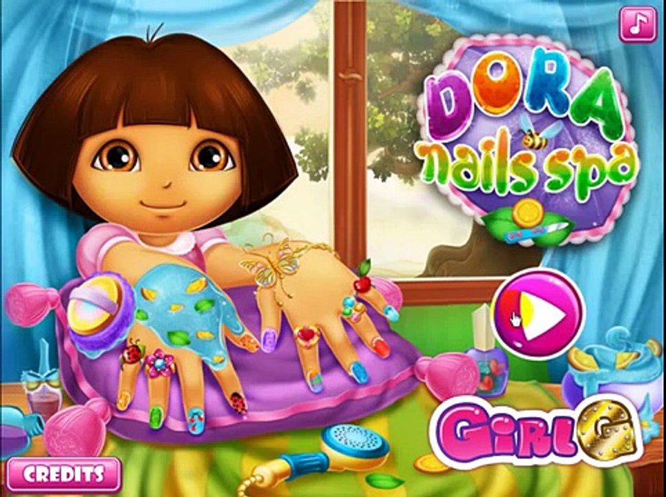 Dora Nails Spa Top Baby Games For Girls new !!