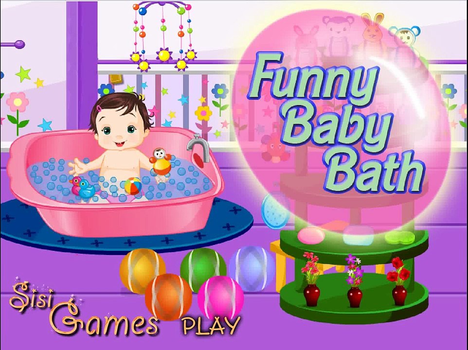 Игры Купалки Одевалки—Мультик Онлайн Видео Игры Для Детей new Funny Baby Bath