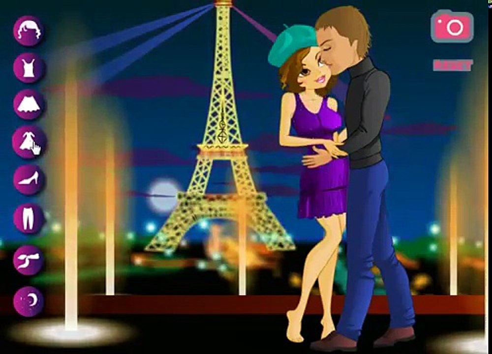 Paris French Kiss - Fun Dress Up Game for Girls