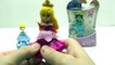 DIY Princess Disney Cinderella Aurora Jasmine Mini doll Removable dress princess Unpacking toys