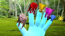 Dinosaur Finger Family Nursery Rhymes | Cartoon Animated For Children Rhymes