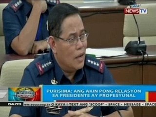 PNP Chief Alan Purisima: 'Di ako nagsisinungaling