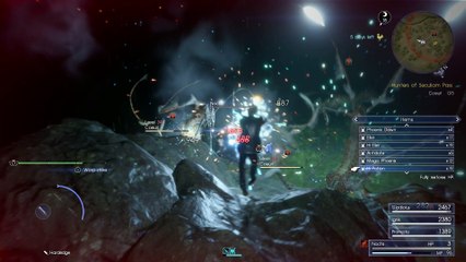 FINAL FANTASY XV FIRST TIME PLAYTHROUGH PART 107 HORNED HUNTING HAZARDS & HUNTERS OF SECULLAM PASS (TITAN!)