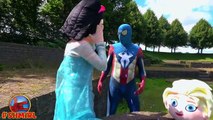 ❤ FROZEN ELSA LOSES HER HEAD! w/ Spiderman & Frozen Elsa Loses her head in well! Amazing Superheroes