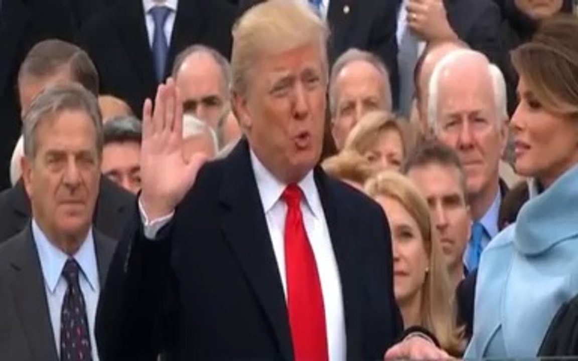 President Donald Trump 1ST speech - Presidential Inauguration of Donald J. Trump 2017