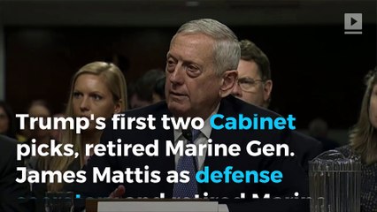 Senate formally confirms Mattis and Kelly for Trump's Cabinet