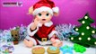 BABY ALIVE EATS CHRISTMAS SURPRISE COOKIES - My Little Pony Shopkins SETC