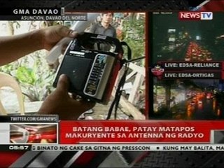 QRT: Batang babae, patay matapos makuryente sa antenna ng radyo