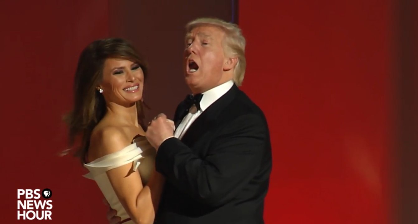 Watch President Donald Trump and First Lady Melania Trump dance at the Liberty Ball
