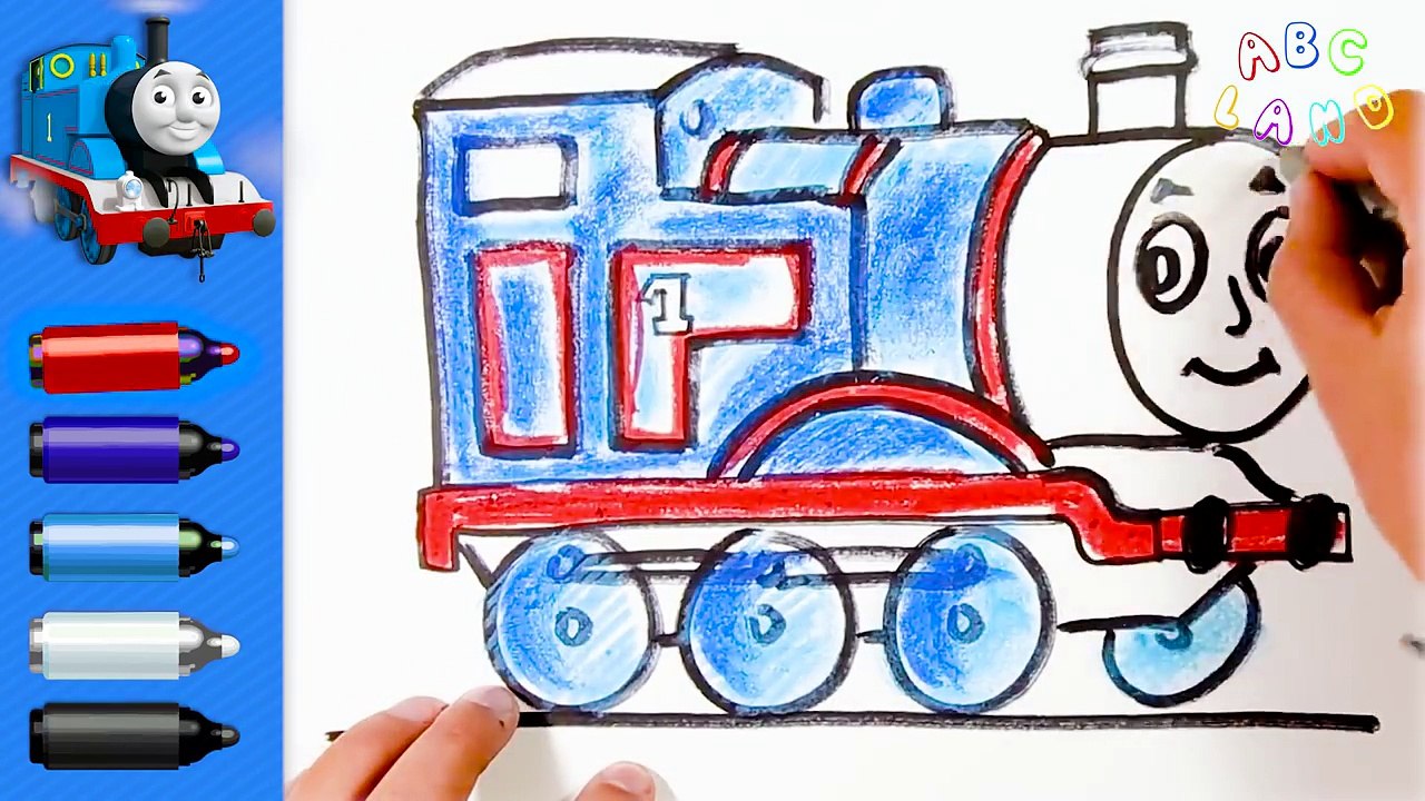 Thomas and Friends ♦ How to Draw Thomas the Tank Engine ♦ Animated ...