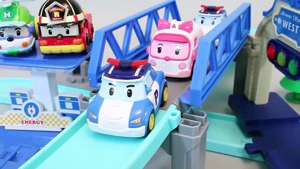 Robocar Poli Track Cars Tayo The Little Bus Play Doh Toy Surprise Learn Colors YouTube