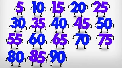 Counting by 5s Song to 100 – Counting to 100 by 5s - Count by 5 to 100 - Count to 100 by 5 for Kids