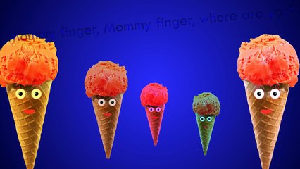 Chocolate Ice Cream Finger Family Songs Daddy Finger Nursery Rhymes