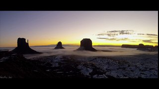 Monument Valley Sunrise, Utah, USA. Time-lapse.