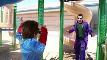 The Amazing White Spiderman Vs Joker Boy & Joker - Fun Superhero Battle in Real Life