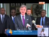 Audience du premier ministre avec le nouvel ambassadeur de l'UE en Cote d'Ivoire