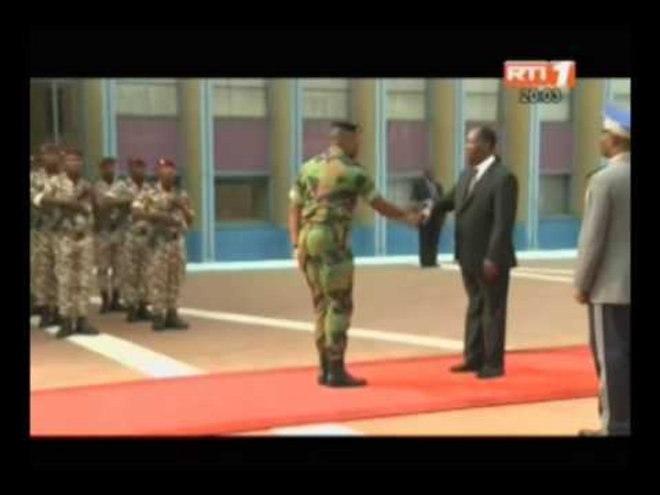 Extrait du JT RTI : Présentation de voeux au chef de l'Etat avec les honneurs militaires