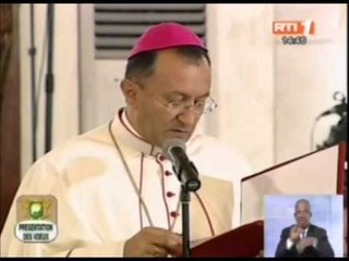 Présentation de voeux du Nonce apostolique au chef de l'Etat