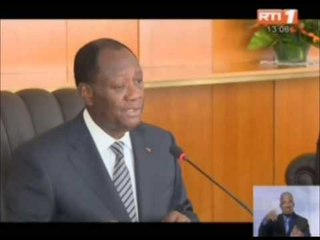 Déclaration du chef de l'Etat lors du conseil des ministres du mercredi 07 janvier 2015