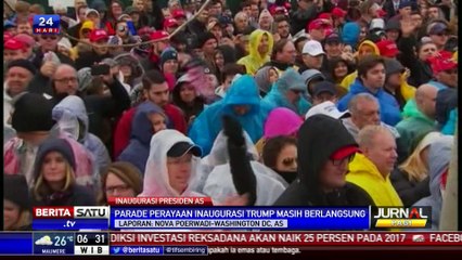 Suasana Perayaan Parade Donald Trump di Washington DC