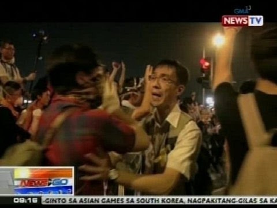 NTG: HK protesters, 'di nagustuhan ang di pagbibitiw ni HK Chief Exec. Leung Chun-Ying