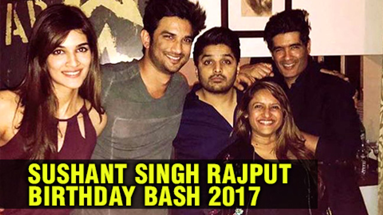 Sushant Singh Rajput Celebrates His Birthday With Kriti Sanon  Preity Zinta  Harshwardhan Kapoor