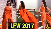 Sonakshi Sinha Rampwalk On A Cruise Liner  Opening Ceremony  Lakme Fashion Week 2017
