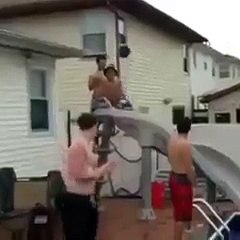 Playing Basket Ball In Water