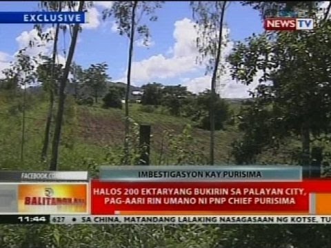Halos 200 ektaryang bukirin sa Palayan City, pag-aari umano ni PNP Chief Purisima