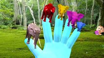 Colors Elephant Finger Family Nursery Rhymes Collection | Animals Cartoon Finger Family Songs