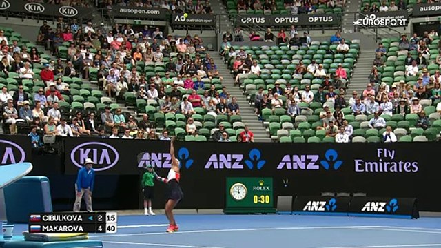Avustralya Açık: Ekaterina Makarova - Dominika Cibulkova (Özet)