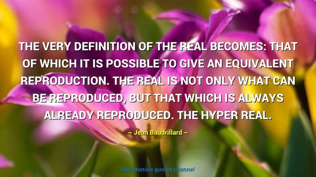 Jean Baudrillard Quotes #2