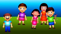 Finger Family Nursery Rhyme | Finger Family Rhymes in 3D | Finger Family Song for Children Kids