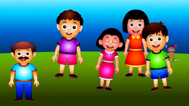 Finger Family Nursery Rhyme | Finger Family Rhymes in 3D | Finger Family Song for Children Kids