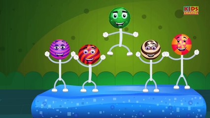 Five Little Lollipops Jumping On The Bed _ Nursery Rhymes For Kids-aWvHfmrYz3I