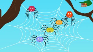 Five Scary Spiders _ Nursery Rhyme-5BOxjQ40fnE