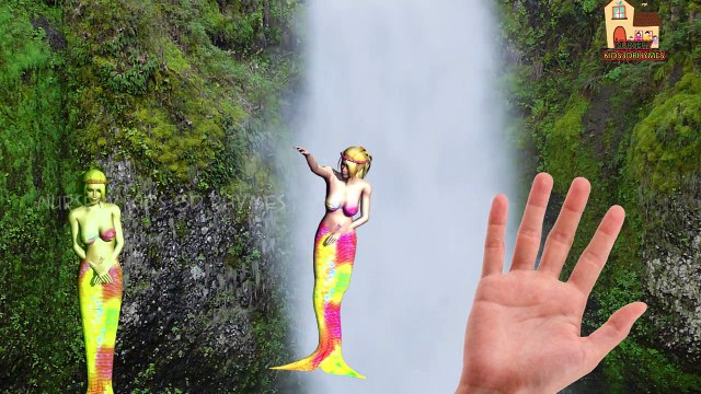 Mermaids finger family nursery kids english 3d rhymes | Animated children songs
