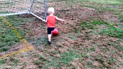 Michael Scores His First GOAL!!-OL3but0ftY8